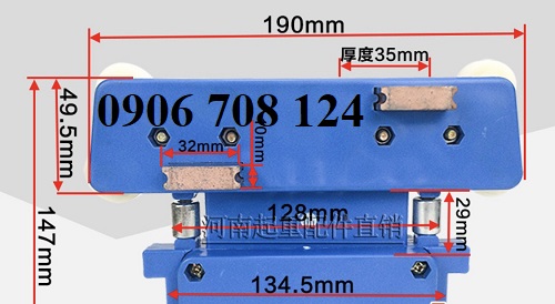 Chổi điện 4P 100A ray điện hộp kín Chổi điện 4P 100A ray điện hộp kín