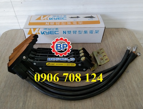 Chổi điện cầu trục 4P 100A Chổi điện cầu trục 4P 100A