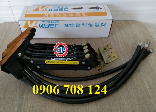Chổi điện cầu trục 4P-100A hãng Kyec Chổi điện cầu trục 4P-100A hãng Kyec