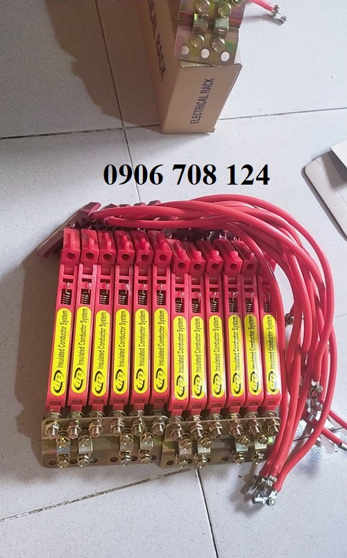 Chổi tiếp điện cầu trục 1P, 3P, 4P, 6P Chổi tiếp điện cầu trục 1P, 3P, 4P, 6P