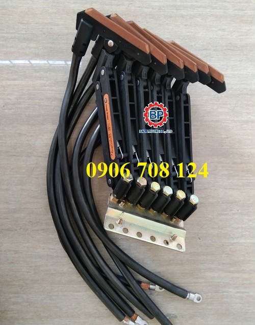 Chổi tiếp điện cầu trục 6P-100A giá rẻ Chổi tiếp điện cầu trục 6P-100A giá rẻ