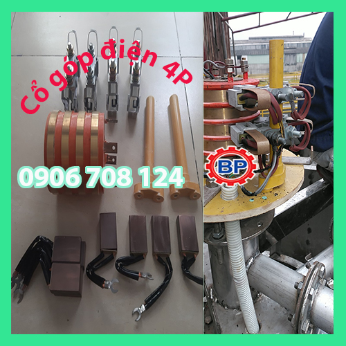 Cổ góp điện 4 pha Cổ góp điện 4 pha