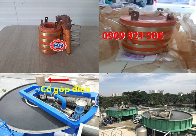 Cổ góp điện 4 pha Cổ góp điện 4 pha