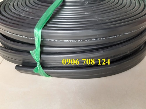 Dây cáp điện dẹp cầu trục 4cx10 mm Dây cáp điện dẹp cầu trục 4cx10 mm