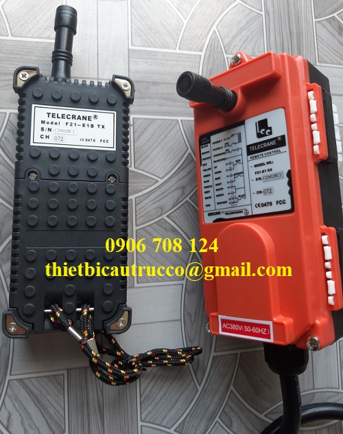 Điều khiển từ xa 1 cấp Telecrane F21-E1B Điều khiển từ xa 1 cấp Telecrane F21-E1B
