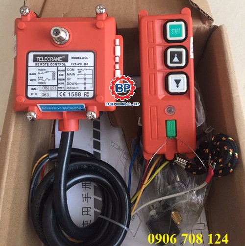 Điều khiển từ xa 2 nút Telecrane F21-2S Điều khiển từ xa 2 nút Telecrane F21-2S