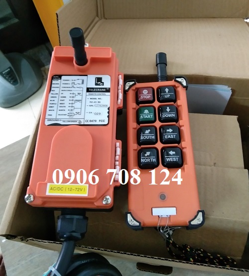 Điều khiển từ xa cầu trục 6 nút 12V Điều khiển từ xa cầu trục 6 nút 12V