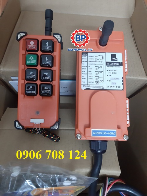 Điều khiển từ xa cầu trục F21-E1B điện 220V Điều khiển từ xa cầu trục F21-E1B điện 220V