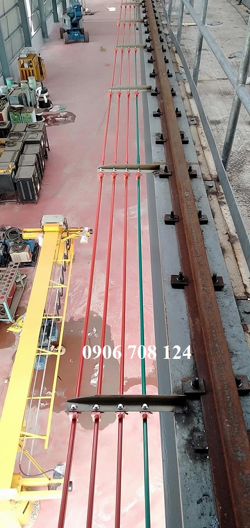 Lắp đặt ray điện cầu trục Hàn Quốc Lắp đặt ray điện cầu trục Hàn Quốc
