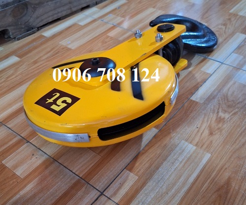 Móc cẩu palang cáp 5 tấn 1 puly vàng Móc cẩu palang cáp 5 tấn 1 puly vàng