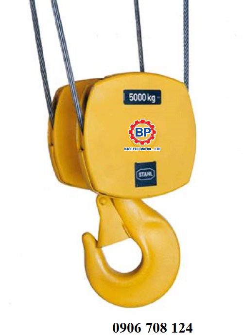 Móc cẩu cầu trục 2 puly Móc cẩu cầu trục 2 puly