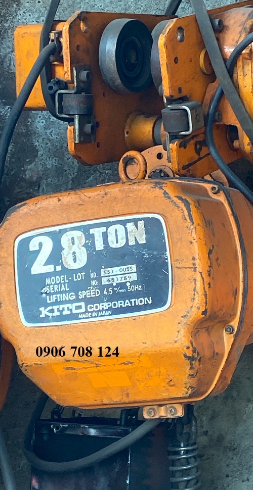 Palang xích điện nhật cũ Palang xích điện nhật cũ