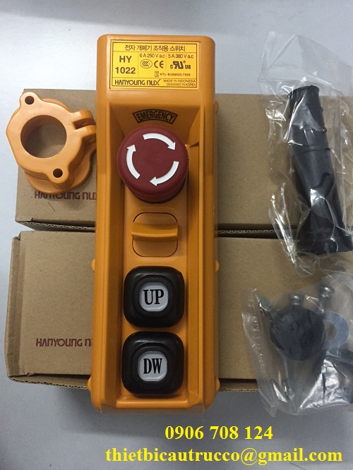 Tay bấm điều khiển cầu trục Hy-1022 SB Tay bấm điều khiển cầu trục Hy-1022 SB