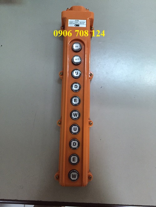 Tay bấm điều khiển cầu trục 10 nút Tay bấm điều khiển cầu trục 10 nút