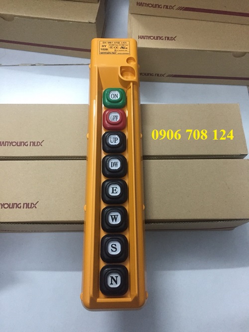 Tay bấm điều khiển cầu trục 8 nút HY-1028 ABBB Tay bấm điều khiển cầu trục 8 nút HY-1028 ABBB