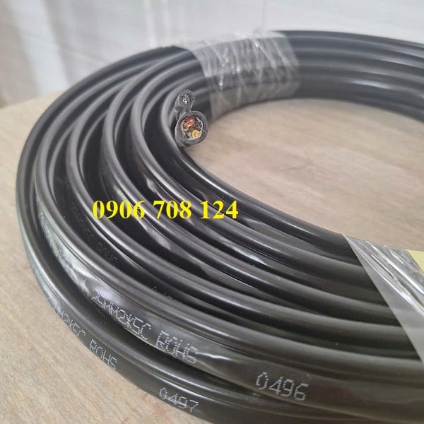 Cáp điều khiển tay bấm cầu trục 5Cx1.25 mm