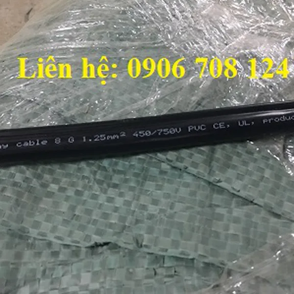 Cáp điều khiển có sợi thép chịu lực 8C x 1.5 mm
