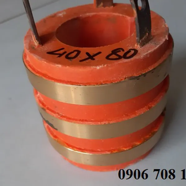 Cổ góp điện 3 pha đường kính 40x80x70 mm