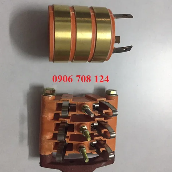 Cổ góp điện 3 pha kích thước 30x70x75