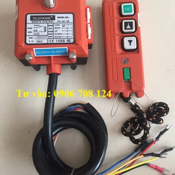 Điều khiển từ xa 2 nút Telecrane F21-2S