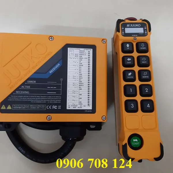 Điều khiển từ xa cầu trục 10 nút Juuko K1000