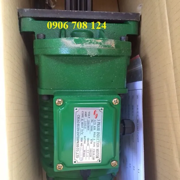 Mô tơ dầm biên cầu trục 0.75 kw
