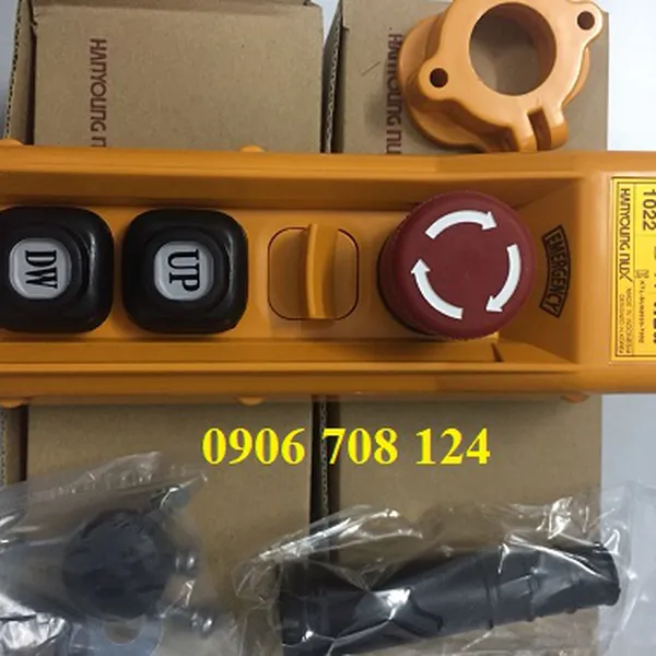 Tay bấm điều khiển cầu trục 2 nút HY-1022 SB