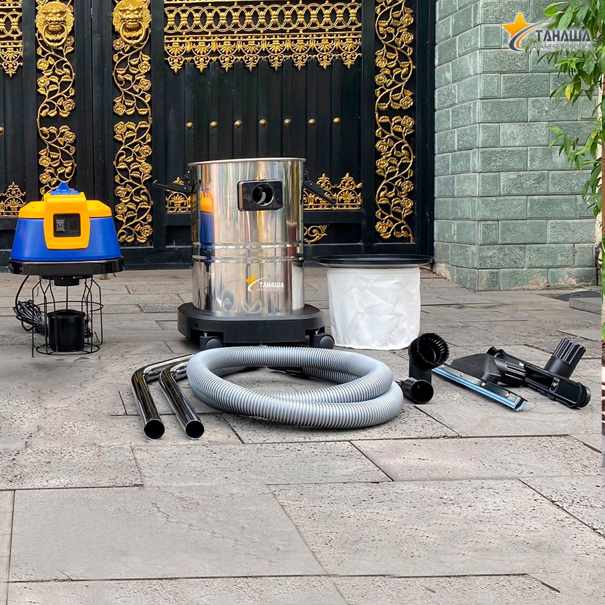 Máy Hút Bụi Công Nghiệp 30L Tahawa KF-130 thùng inox Máy Hút Bụi Công Nghiệp 30L Tahawa KF-130 thùng inox