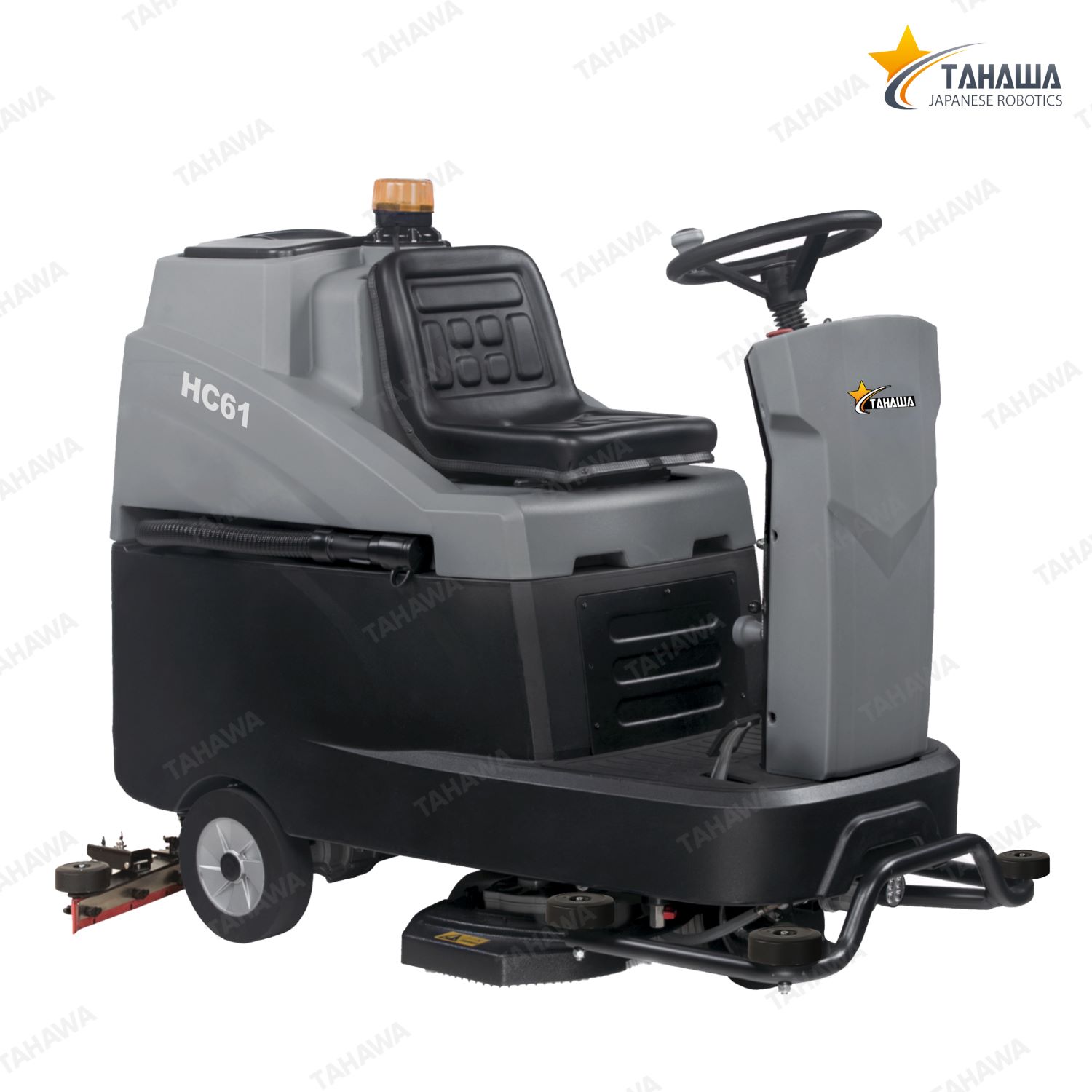 Máy chà sàn nhà xưởng ngồi lái Tahawa HC61 Máy chà sàn nhà xưởng ngồi lái của Nhật Tahawa HC61