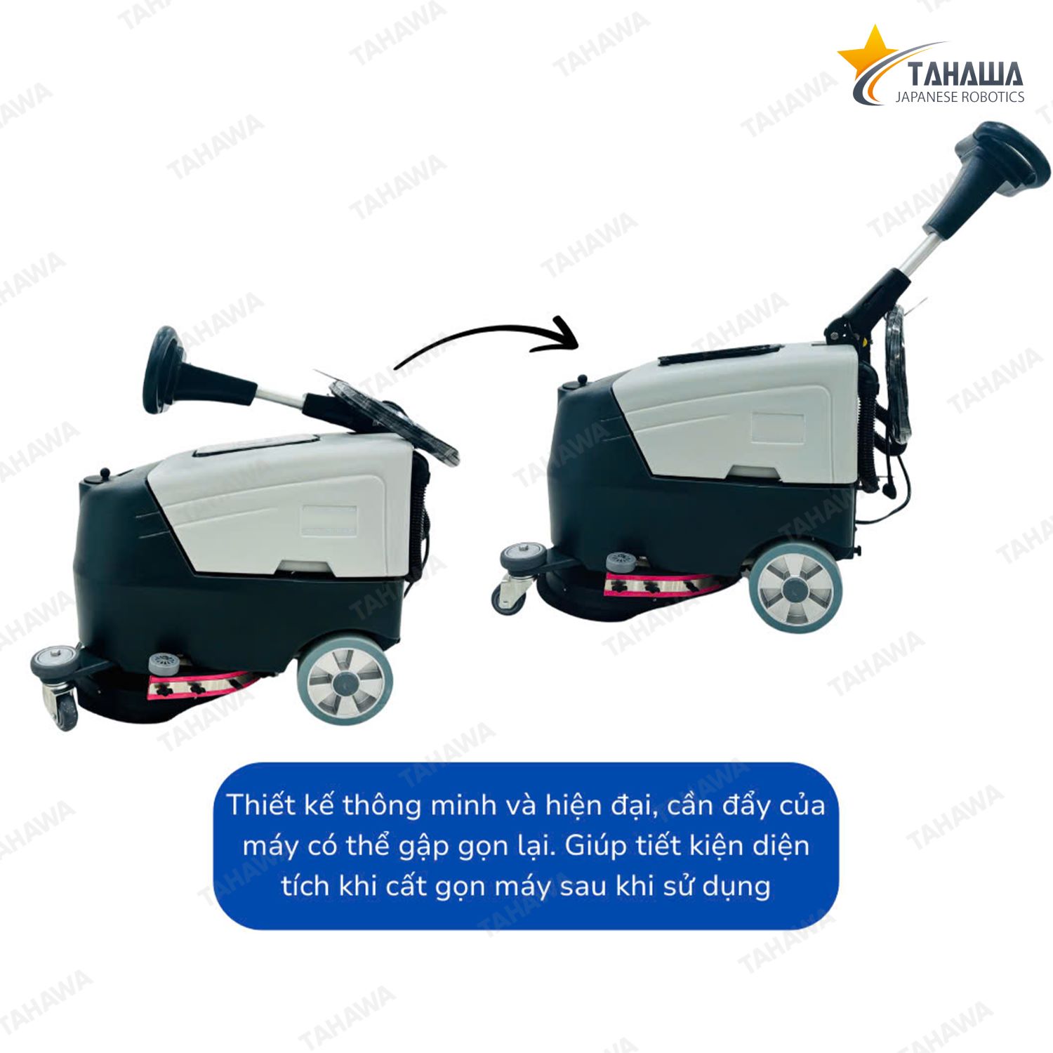 Máy lau sàn nhà xưởng Tahawa Nhật Bản KF450E dùng điện Máy lau sàn nhà xưởng Tahawa Nhật Bản KF450E dùng điện