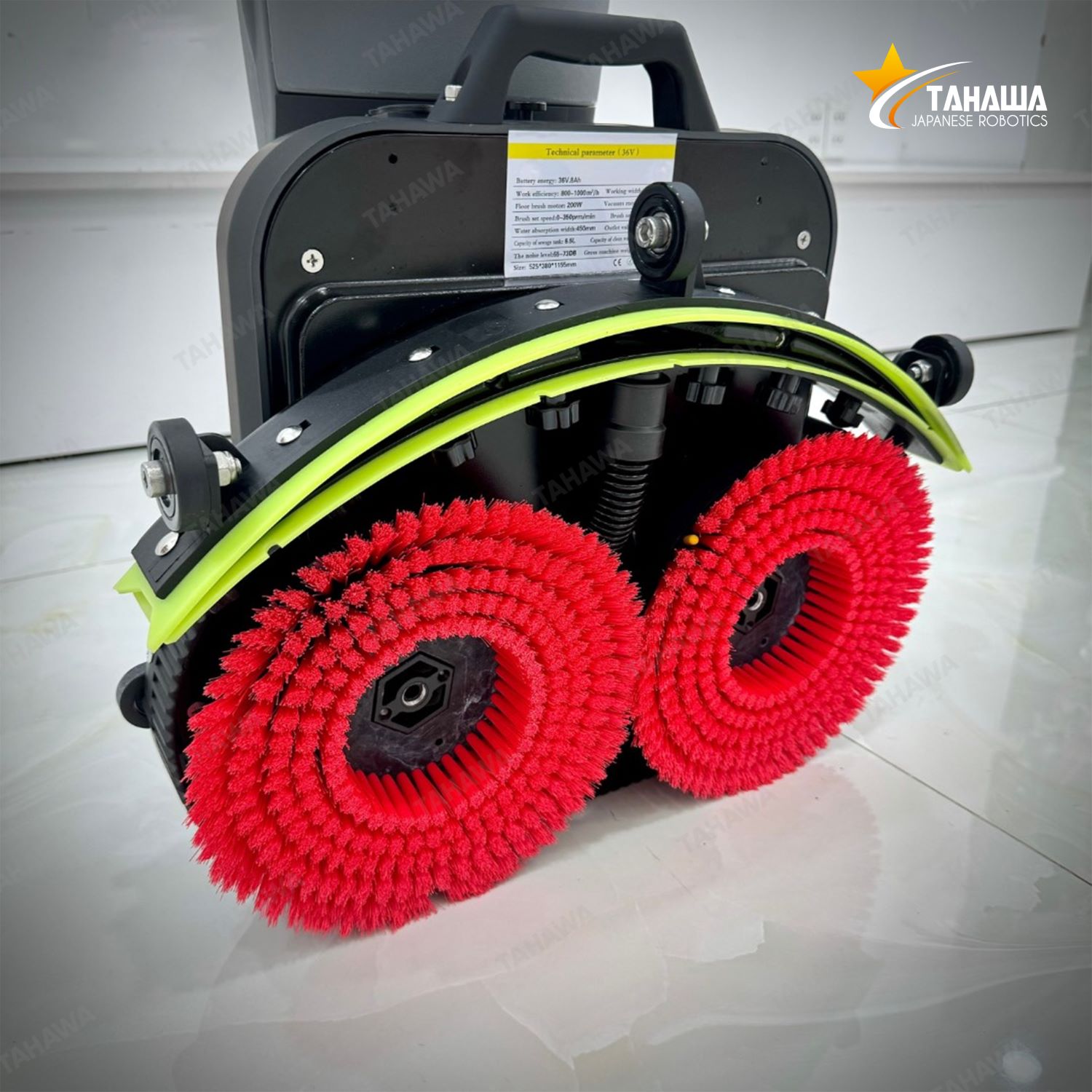 Máy chà sàn liên hợp mini Tahawa Nhật bản KF30 (2 bàn chải) Máy chà sàn liên hợp mini Tahawa Nhật bản KF30 (2 bàn chải)