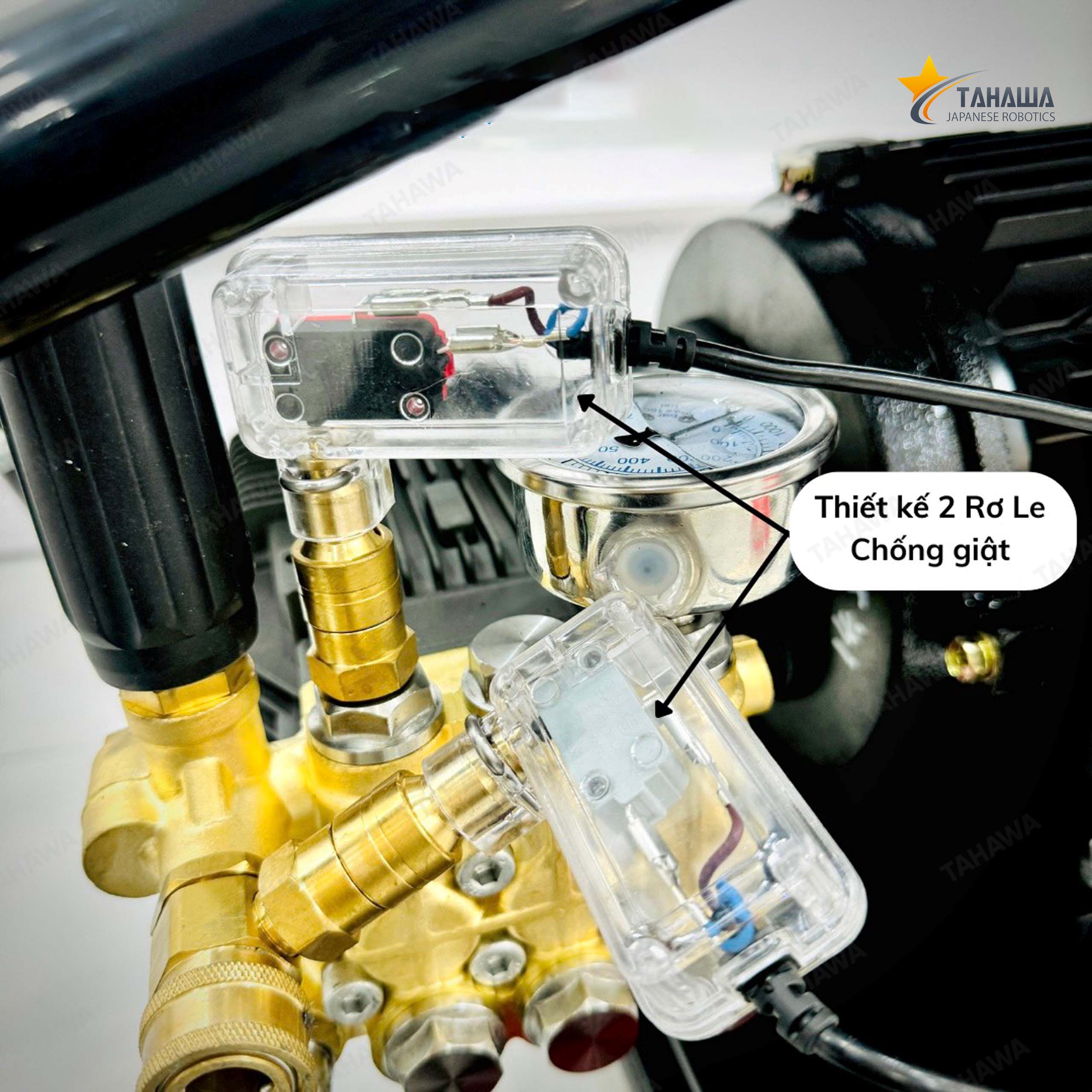 Máy phun áp lực cao TAHAWA S250, công suất 7500W Máy phun áp lực cao TAHAWA S250, công suất 7500W