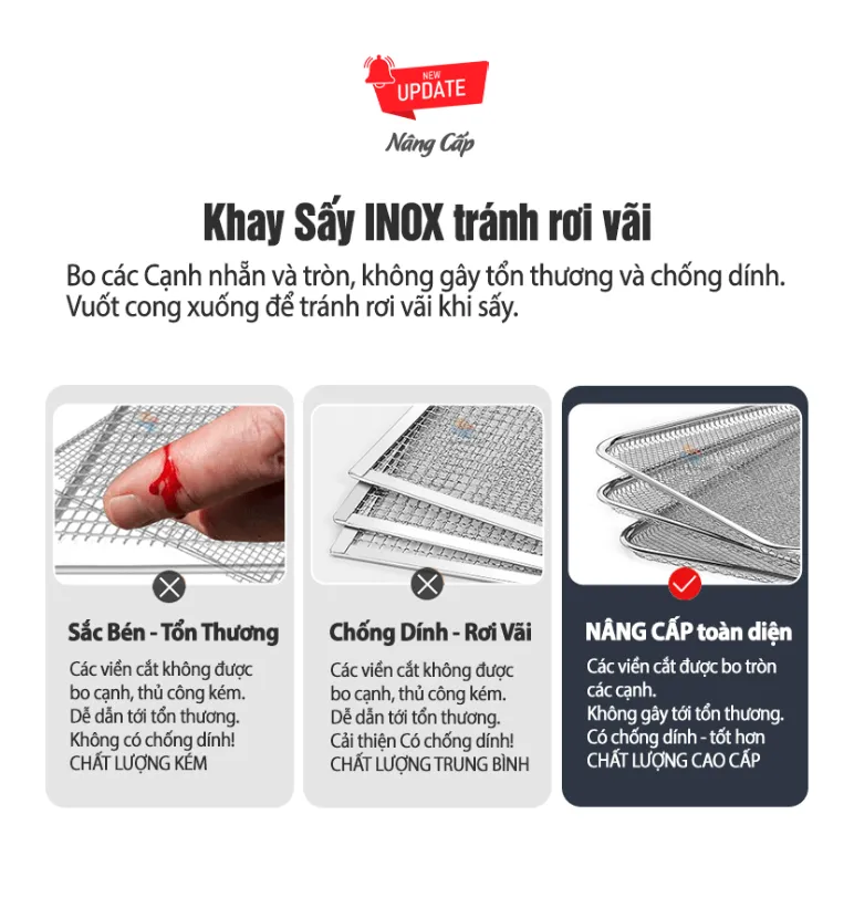 Máy sấy thực phẩm 16 KHAY TAHAWA ST02 Máy sấy thực phẩm 16 KHAY TAHAWA ST02