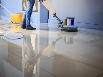 Máy chà sàn gạch men: Giải pháp làm sạch nền gạch nhanh chóng, hiệu quả