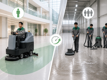 So sánh máy chà sàn liên hợp và máy chà sàn công nghiệp: Nên chọn loại nào?
