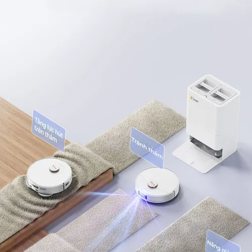 Robot Hút Bụi Lau Nhà Tự Giặt Giẻ Tahawa Nhật Bản TH-P20 Pro