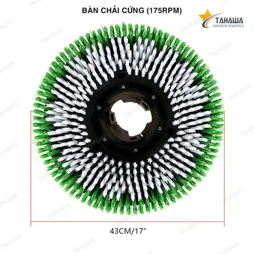 Bàn chải cứng máy chà sàn đơn Tahawa
