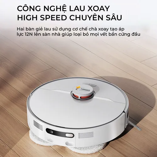 Robot Hút Bụi Lau Nhà Tự Giặt Giẻ Tahawa Nhật Bản TH-P20 Pro