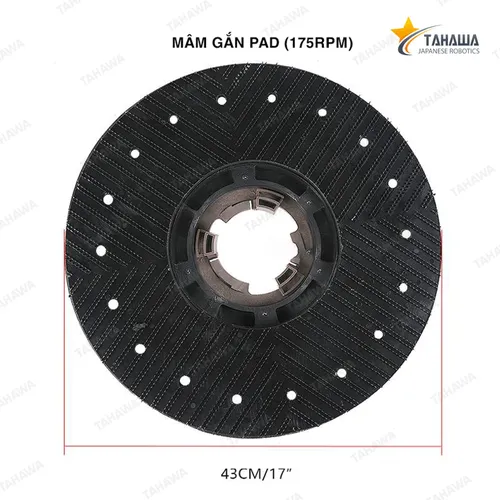 Mâm gắn PAD máy chà sàn đơn Tahawa