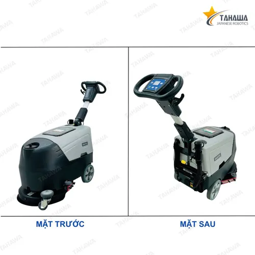 Máy lau sàn Tahawa Nhật Bản KF450B dùng bình