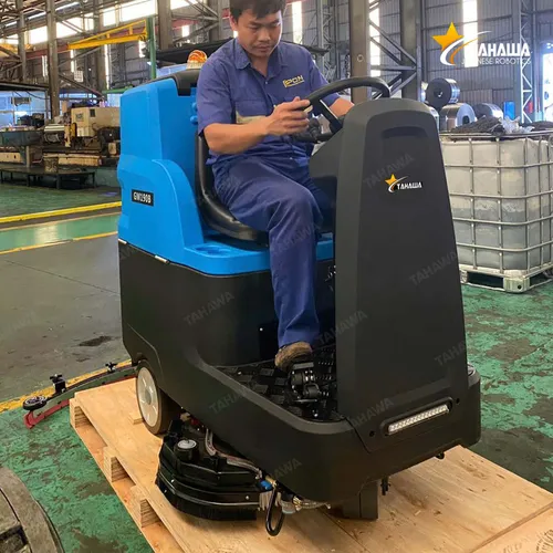 Máy lau sàn ngồi lái Tahawa GM190B dùng bình