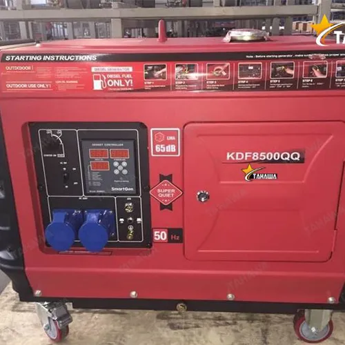 Máy phát điện chạy dầu 5,5KVA Tahawa KDF8500QQ 