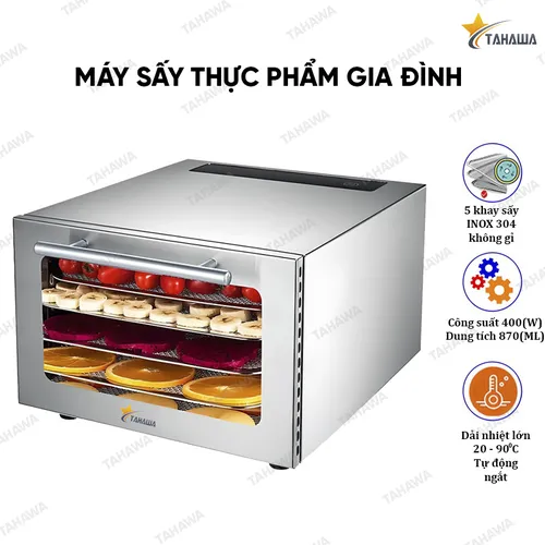 Máy sấy thực phẩm 5 KHAY TAHAWA DBC-05A
