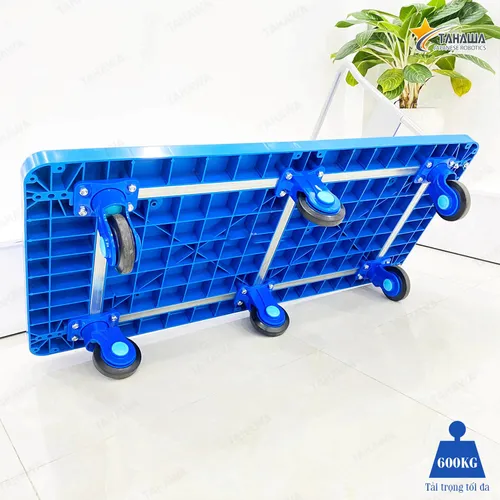 Xe đẩy hàng sàn nhựa TAHAWA T600, tải trọng 600kg
