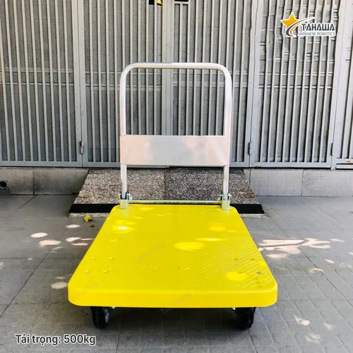 Xe đẩy hàng sàn nhựa TAHAWA T500, tải trọng 500kg
