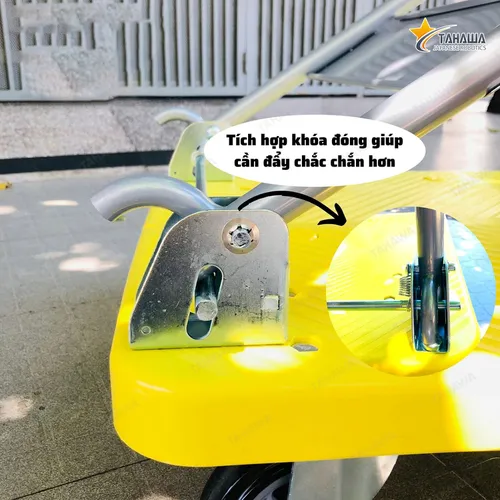 Xe đẩy hàng sàn nhựa TAHAWA T500, tải trọng 500kg