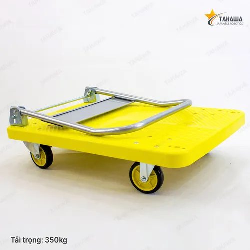 Xe đẩy hàng sàn nhựa TAHAWA T350, tải trọng 350kg