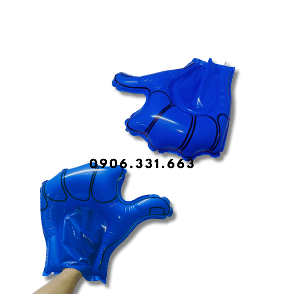 Bóng đập cổ vũ bàn tay xanh dương Bóng đập cổ vũ bàn tay xanh dương