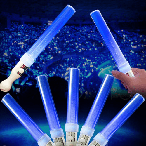 Gậy cổ vũ LED kim tuyến xanh dương Gậy cổ vũ LED kim tuyến xanh dương