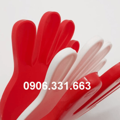 Bàn Tay Cổ Vũ Màu Đỏ In Logo Bàn Tay Cổ Vũ Màu Đỏ In Logo
